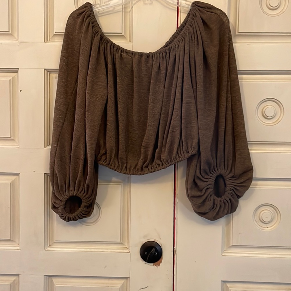 Brown top